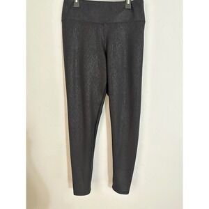 Express‎ Black Snake Print High Waisted Leggings M